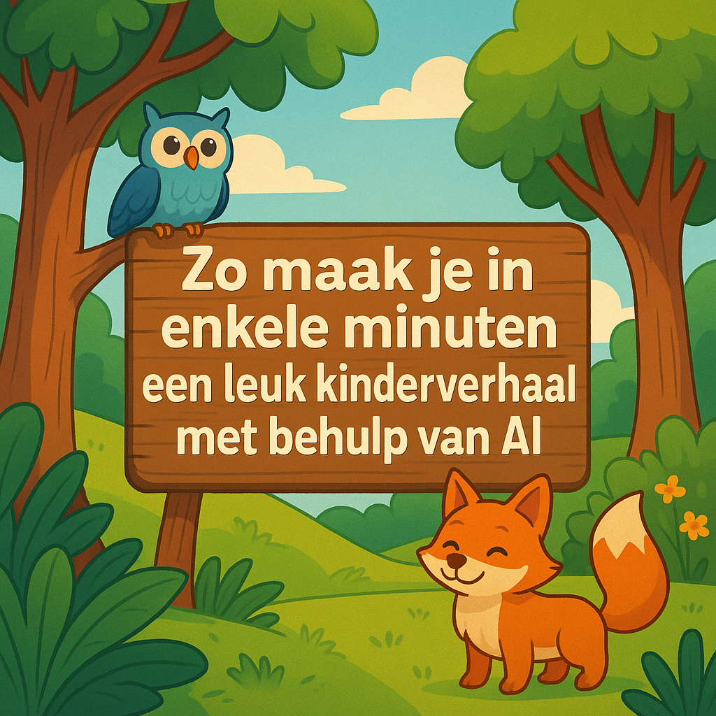 Zo maak je in enkele minuten een leuk kinderverhaal met behulp van AI